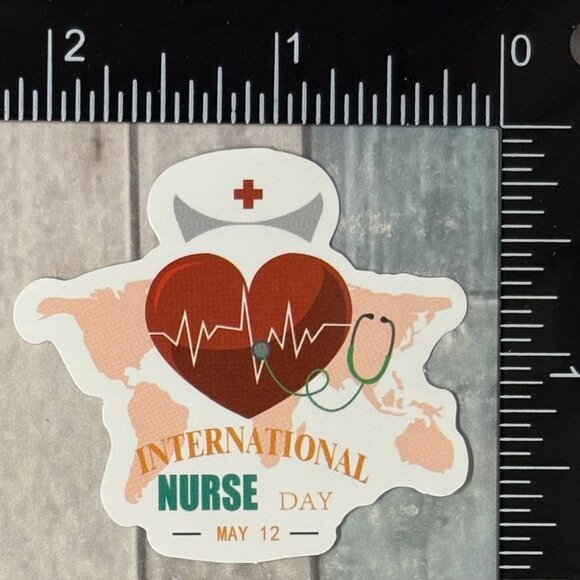 🌀10/$10🌀 Healthcare Nurse Doctor Reusable Waterproof Vinyl Sticker Decal - Picture 1 of 1